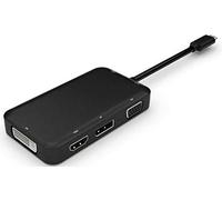 Microconnect USB3.1CCOM10 USB C Cable Adapter DVI-D, VGA, HDMI, DisplayPort Black