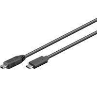 MicroConnect usb3.1cmb505 0.5 m USB C Mini-USB B Black USB Cable - USB Cables (0.5 m, 3.0 (3.1 Gen 1), USB c, Mini-USB B, Male/Male, Black)