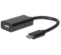 MicroConnect USB3.1CMDPB USB-C to Mini DisplayPort Adapter Cable 0.2m 4K Black
