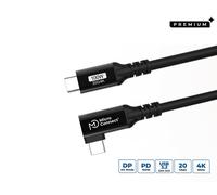 Microconnect USB3.2CC025-A USB cable USB 3.2 Gen 2x2 0.25 m USB C Blac