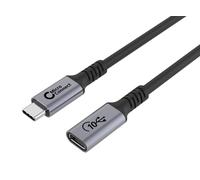 Microconnect USB3.2CC2EX USB cable USB4 Gen 2x2 2 m USB C Black
