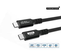 Microconnect USB4CC015-240W USB cable USB4 Gen 3x2 0.15 m USB C Black