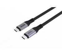 Microconnect USB4CC1-240W-80GBPS USB cable USB4 Gen 3x2 1 m USB C Blac
