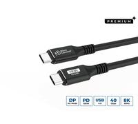 MicroConnect USB4CC3 USB4 Gen 3x2 USB-C to USB-C Cable 3m 100W Black