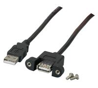 EFB-Elektronik k5291sw.1,8 V2 1.8 m USB A USB A Black USB Cable - USB Cables (1.8 m, USB A, USB A, male/male, black, straight)