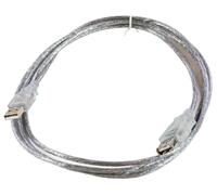 MicroConnect USBAAF2T 1.8 m USB A/USB A Male to Female USB Cable - USB Cable (1.8 m; USB A; USB A; male/female, transparent clear)