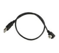 Microconnect USBAB05ANGLED - USB Cable (Male/Male, 0.5 M, Black)