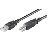 USB2.0 A-B 0,5m M-M BLACK