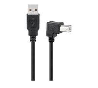 Microconnect USBAB2ANGLED2 USB cable USB 2.0 1.8 m USB A USB B Black