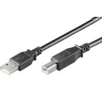 MicroConnect USBAB5B USB2.0 A-B 5m M-M Black