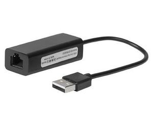 MicroConnect USBETHB USB 2.0 to Ethernet Adapter, Black, 1x RJ45 Port