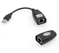 MicroConnect USBEXT60M Network Extender - USB 1.1 Over Cat5, 60m, Black