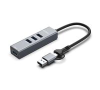 Microconnect USBHUB4-2IN1 interface hub USB 3.2 Gen 1 (3.1 Gen 1) Type