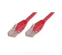MicroConnect UTP5003R 0.3 M Cat5e U/UTP Patch Cable (UTP) Network Cable - Network cable red (0.3 M Cat5e RJ45 U/UTP Patch Cable (UTP), RJ-45, Red)