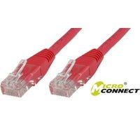 MicroConnect UTP625R U/UTP CAT6 25M Red LSZH