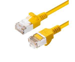 MicroConnect V-FTP6A015Y-SLIM CAT6A U-FTP Slim. LSZH. 1.5m