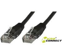 MicroConnect v-utp501svp 1 m Black Network Cable - CAT5e U/UTP Patch Cable (UTP) Network Cable (1 m, RJ-45 RJ45, Cat 5e, U/UTP Patch Cable (UTP), Black)