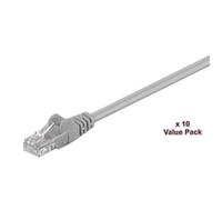 MicroConnect V-UTP502VP Cat5e Network Cable 2m Grey U/UTP 1000Mbps 10pcs