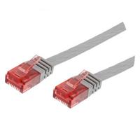 MicroConnect V-UTP60025-FLAT U/UTP CAT6 0.25M Grey Flat