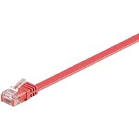 MicroConnect V-UTP601R-FLAT U/UTP CAT6 1M Red Flat