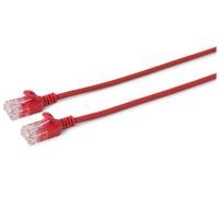Microconnect V-UTP601R-SLIM networking cable Red 1 m Cat6 U/UTP (UTP)