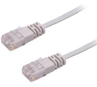 MicroConnect V-UTP610-FLAT U/UTP CAT6 10M Grey Flat