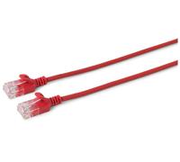 MicroConnect V-UTP610R-SLIM U/UTP CAT6 10M Red Slim.