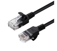 MicroConnect v-utp615s-slim Black 15 m CAT6 U/UTP Patch Cable (UTP) Network Cable - RJ-45 Network Cable (15 m, Cat6 RJ45 U/UTP Patch Cable (UTP), Black)