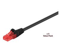Microconnect V-UTP615SVP networking cable Black 15 m Cat6 U/UTP (UTP)