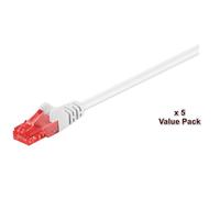 MicroConnect V-UTP615WVP U/UTP CAT6 15M White 5 PACK