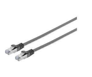 MicroConnect V-UTP6A03S-FLAT U/UTP CAT6A 3M Black Flat