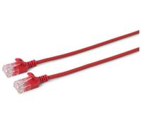 MicroConnect W125626478 U/UTP CAT6 5M Red Slim.