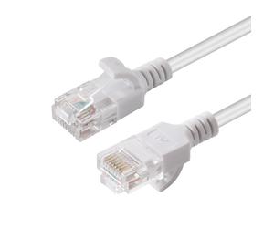 MicroConnect W125627999 U/UTP CAT6A Slim 3M White
