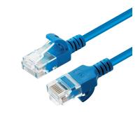 MicroConnect W125628008 U/UTP CAT6A Slim 3M Blue
