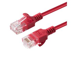 MicroConnect W125628035 U/UTP CAT6A Slim 3M Red