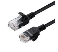 MicroConnect W125628047 U/UTP CAT6A Slim 10M Black