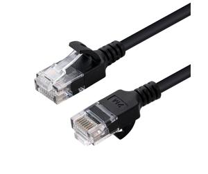 MicroConnect W125628047 U/UTP CAT6A Slim 10M Black