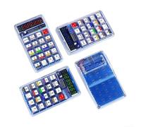 Microcontroller-Based Calculator Kit with 51 Electronic Parts and 7 Digit LED Display for STEM Learning and Prototyping (Red)