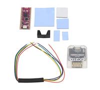 Microcontroller Board, Dual Core ARM Cortex M0Plus Processor Mini Development Board with Card Reader for Game Consoles (Transparent and White)