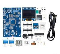 Microcontroller Oscilloscope Kit With 0.96 Inch For Oled Display For Single Channel Signal Analysis And Waveform Visualization Blue Pcb Assembly Component(kit)