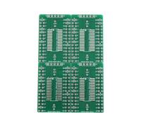 Microcontroller Solder Adapter Compatible with Most PIC24 & PIC32 SOIC-28 Devices, Includes PicKit Programming Header Pins and Required Capacitors Pads - (Board Only, PCB Parts Not Included)