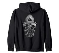 Microcosm and Macrocosm Robert Fludd Spiritual Zip Hoodie
