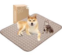 MICROCOSMOS Summer Cooling Mat & Sleeping Pad- Water Absorption Top, Easy Carry, EZ Clean, Materials Safe. Kids and Adults, Keep Cooling for Pets.(Brown, 40" x 28")
