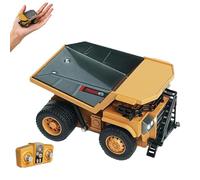 MicroCrew/Circulationk/Sincerskilled/Watchatest/Incorporaty Mini RC Construction Series, Mini Rechargeable Remote Control Building Toy- Forklift, Excavator & Dump Truck (Dump Truck)