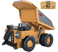 Microcrew Mini Rc Construction Series - Pocket Dump,Excavator & Forklift Set,1/64 Mini 2.4ghz Remote Construction Vehicles For Boys And Girls Birthday Gifts,A