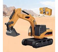 Microcrew-Mini Rc Construction Series-Pocket Dump,Excavator & Forklift Set,1/64 Mini 2.4ghz Remote Construction Vehicles For Boys And Girls Birthday Gifts,B