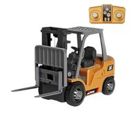 Microcrew Mini RC Construction Series - Pocket Dump Truck, Excavator & Forklift Set, 2.4GHz 1/64 Remote Control Vehicles with Type-C Charging (Forklift)