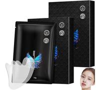 Microcrystalline Laugh Line Lifting Mask, 5pairs Instant Beauty Face Nutrition Wrinkle Removal Lift Sticker, Hyaluronic Acid Microcrystalline Lifting Decree Patch (2box)