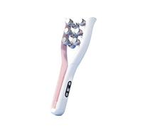 Microcurrent Face Roller Massager, 3D Rollers with 3 Intensities, Type-C Charging - Lifting & Firming Tool for Face, Neck, Arms & Legs(Pink)