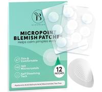 Microdart Pimple Patch for Overnight Care, Salicylic Acid Pimple Patches Microdart Technology, Pimple Spot Care with Niacinamide, Salicylic & Hyaluronic Acid (12 Count) - GEN3